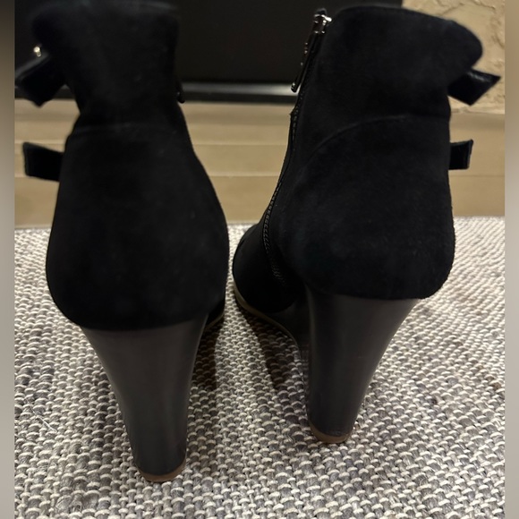 J. Crew black suede wedge booties 8.5 - Picture 7 of 12